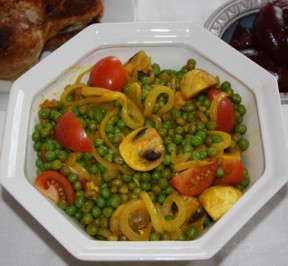 Photos of Recipe with Peas, Mushrooms, & Tomatoes