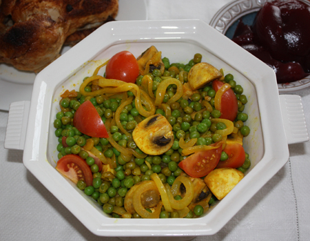 Photos of Recipe with Peas, Mushrooms, & Tomatoes