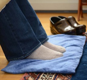 Foot Warmer Pads bring warmth & relaxation to tired feet