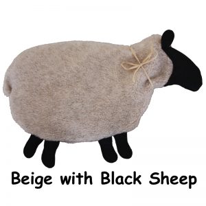 Beige with Black Sheep