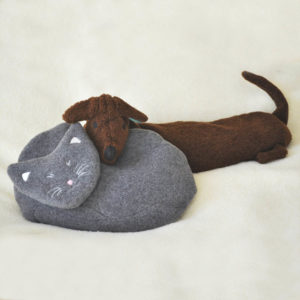cat and dog reuseable ice bags