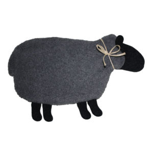 gray with black sheep warmer