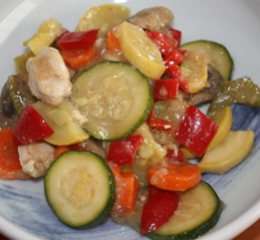 veggie and chicken stirfry