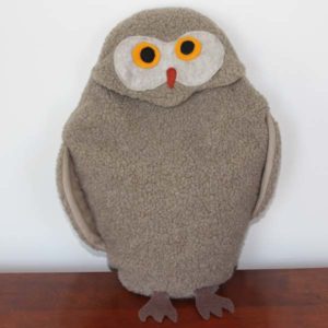 Tan Owl microwave body and hand warmer