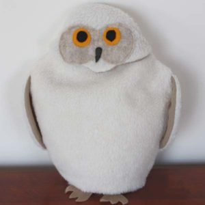 Snowy Owl microwave heating pad