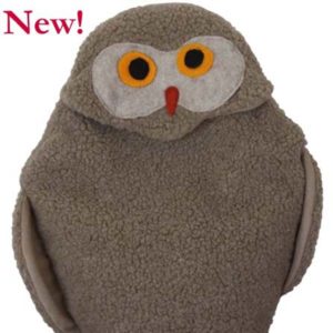 Tan Owl microwave body warmer and muscle relaxer